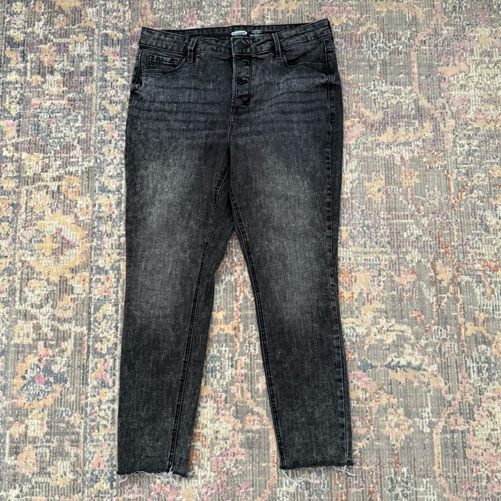 Old Navy Women's Dark Gray Skinny Jeans